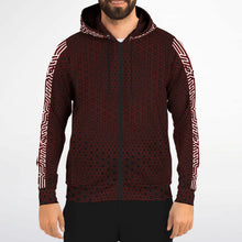 Load image into Gallery viewer, Acidas (Red) Zip-Up Hoodie