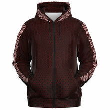 Load image into Gallery viewer, Acidas (Red) Zip-Up Hoodie