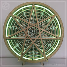 Load image into Gallery viewer, Septagram Light Sculpture
