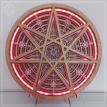 Load image into Gallery viewer, Septagram Light Sculpture