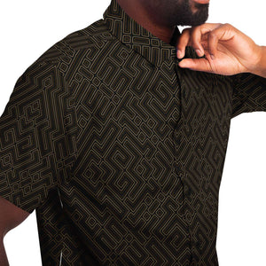 Alien Maze (Brown & Black) Shirt