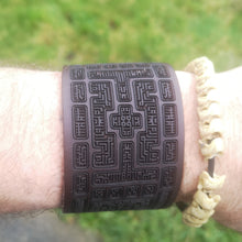 Load image into Gallery viewer, Lost Language Leather Bracelet
