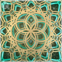 Load image into Gallery viewer, Platonic Energy Circle Light Sculpture