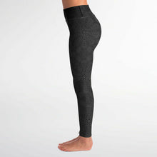 Load image into Gallery viewer, Specie Operis Nomen (Black & White) Yoga Leggings