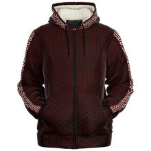 Load image into Gallery viewer, Interstellar (Red, Black & White) Fleece Hoodie