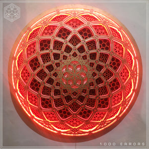 Platonic Energy Circle Light Sculpture