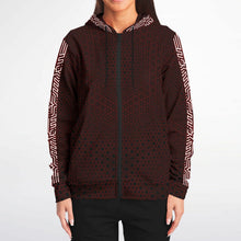 Load image into Gallery viewer, Acidas (Red)  Zip-Up Hoodie
