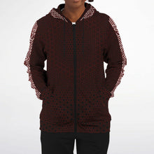 Load image into Gallery viewer, Acidas (Red)  Zip-Up Hoodie
