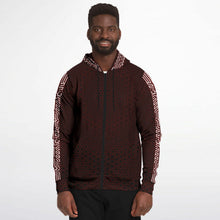Load image into Gallery viewer, Acidas (Red)  Zip-Up Hoodie
