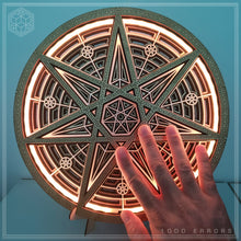 Load image into Gallery viewer, Septagram Light Sculpture
