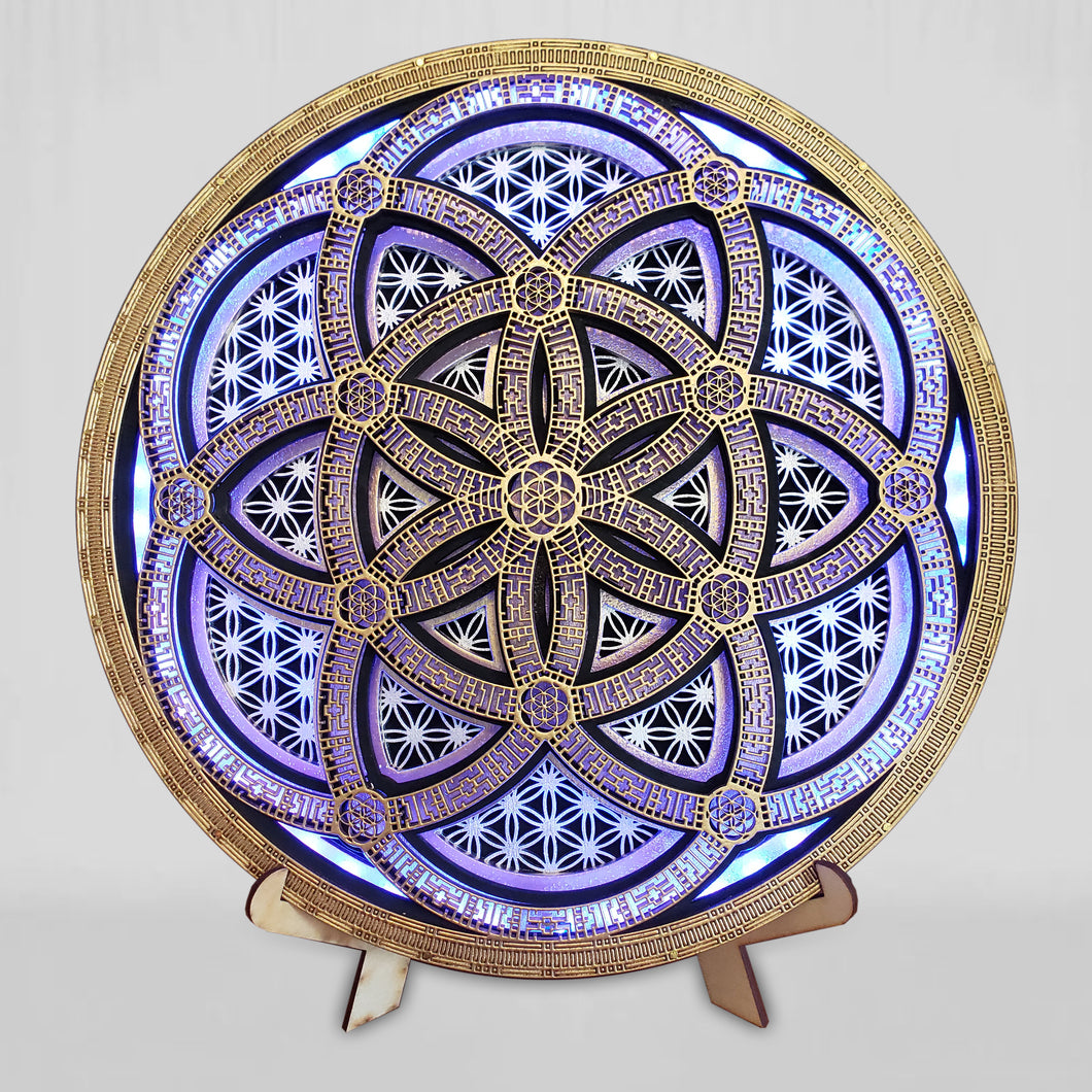 Seed Of Life Light Sculpture