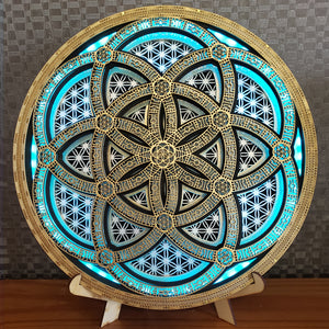 Seed Of Life Light Sculpture