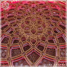 Load image into Gallery viewer, Platonic Energy Circle Light Sculpture
