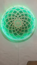 Load and play video in Gallery viewer, Platonic Energy Circle Light Sculpture
